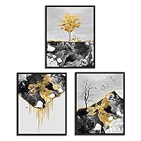 AIOAIFUT Wall Pictures for Living Room Wall Decoration, Pictures Wall Decor for Hallway and Stairways, Abstract Wall Art for Bedroom, Set of 3, 8