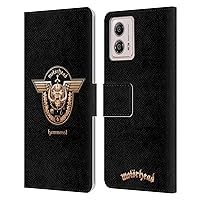 Head Case Designs Officially Licensed Motorhead Hammered Album Covers Leather Book Wallet Case Cover Compatible with Motorola Moto G53 5G