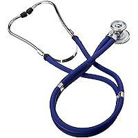 Sprague Rappaport Stethoscope, Dual Tubing, Blue, Robust Construction