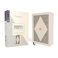 NRSVue, Holy Bible with Apocrypha, Journal Edition, Cloth over Board, Cream, Comfort Print NRSVue, Holy Bible with Apocrypha, Journal Edition, Cloth over Board, Cream, Comfort Print Hardcover