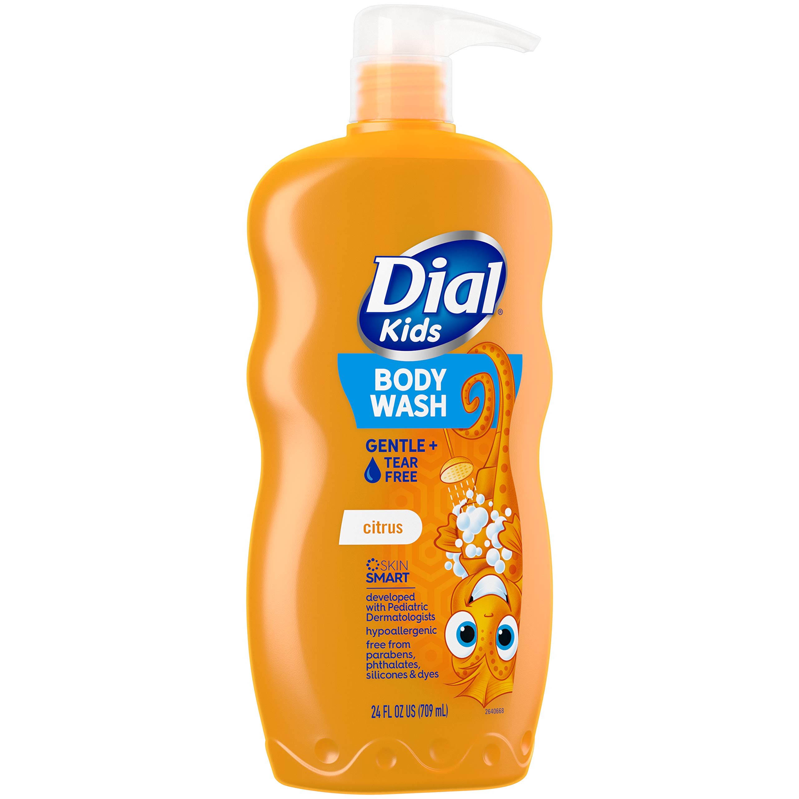 Dial Kids Body Wash, Citrus, 24 fl oz (Pack of 4)