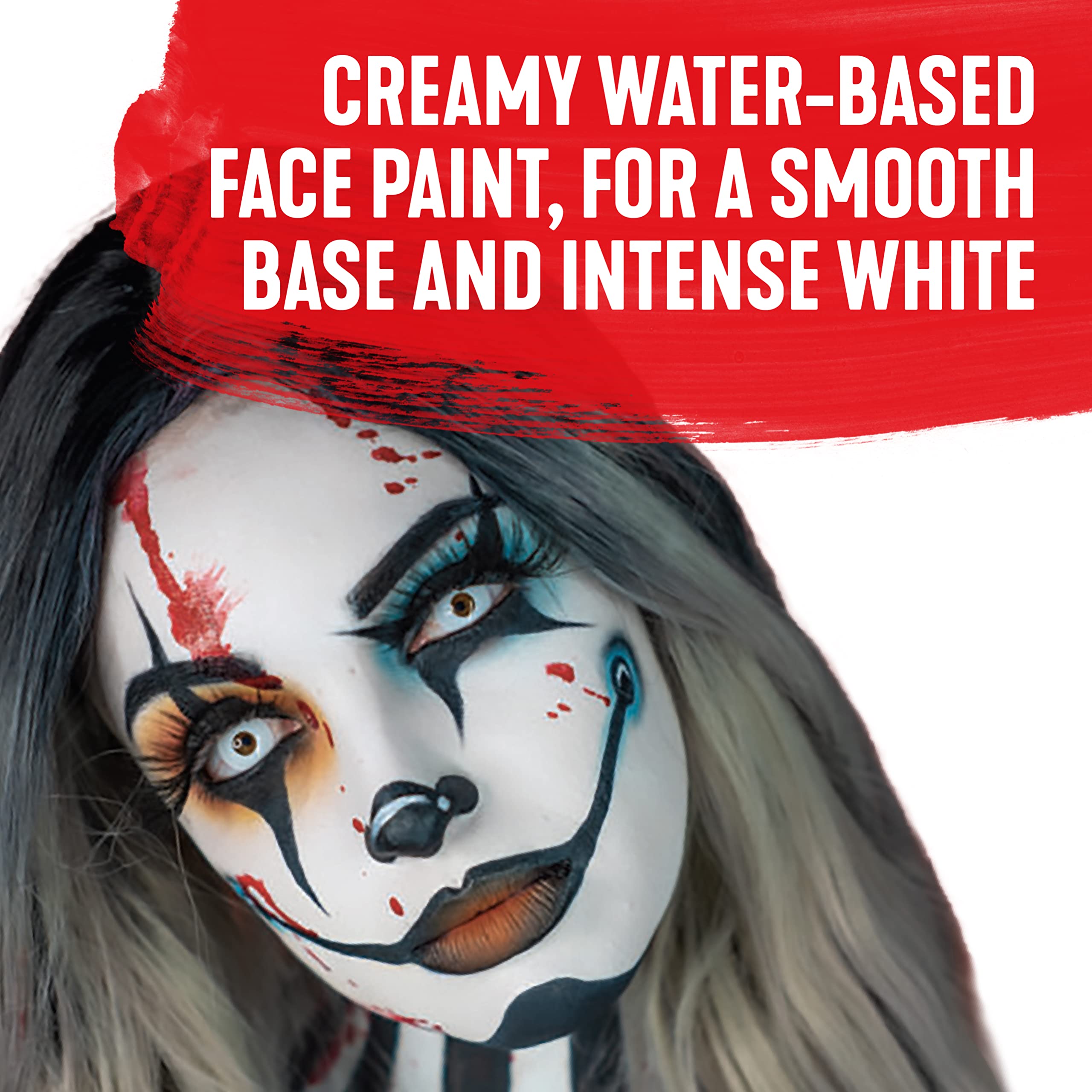 Snazaroo Face and Body Paint, Clown White, 50ml, 1.69 Fl Oz (Pack of 1)
