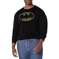 Warner Brothers Batman Men's Yellow Bat Long Sleeve T-Shirt