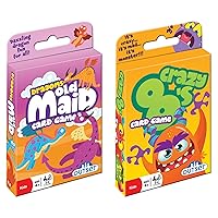 Dragons Old Maid and Crazy 8's - Travel Friendly Kids Card Games - Ages 4 and up