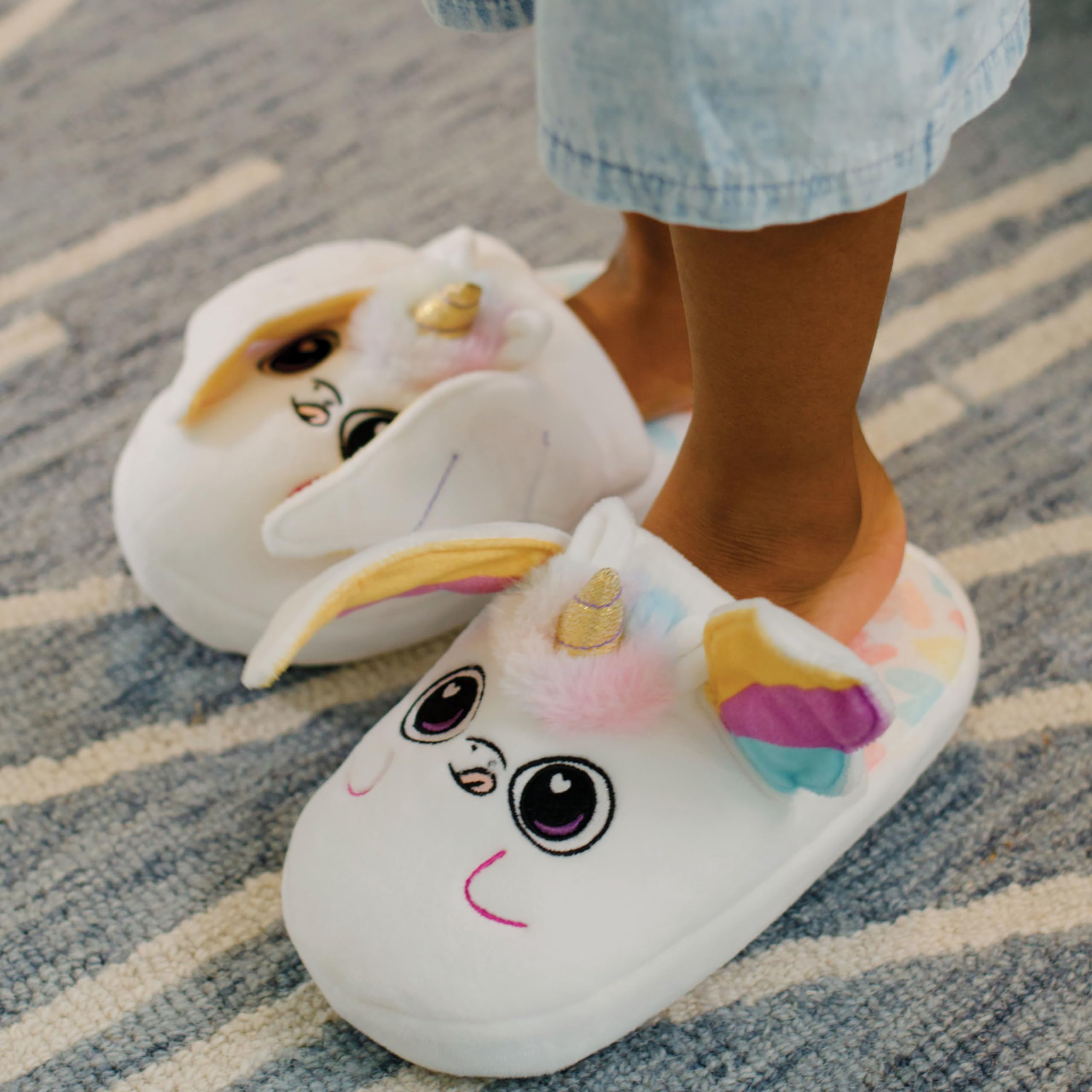 Flipeez Slippers, Unicorn, Small, Kids Sizes 9-12