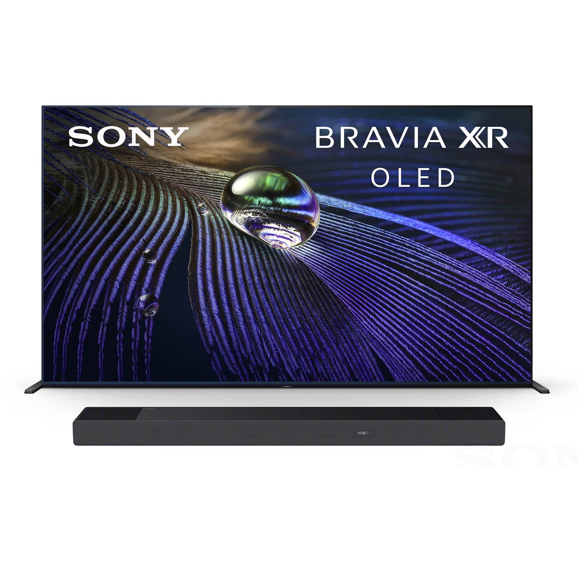 Sony HT-A7000 7.1.2ch X and 360 Reality Audio, Compatible with Alexa and Google Assistant + Sony A90J 83 Inch TV: BRAVIA XR OLED 4K and Alexa Compatibility XR83A90J- 2021 Model