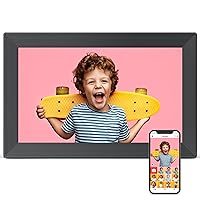 Frameo WiFi Digital Picture Frame, 10.1 Inch 1280*800IPS Touch Screen Digital Photo Frame, 16GB Memory, Auto-Rotate, Share Pictures Video, Gifts for Dad, Mom, Grandma, Women, Men, Anniversary, Wedding