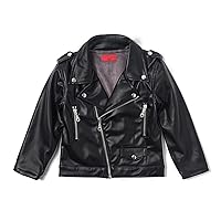 Lex Biker Jacket (Black Leather)-Unisex