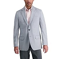 Men's Tailored Fit Subtle Print Stretch Sportcoat