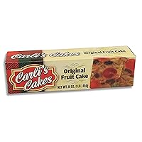 Fruitcake - Made From The Finest Fruits and Nuts - Wrapped For Freshness - 1lb Fruit Cake - By Carli's Cakes