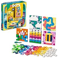 LEGO DOTS Adhesive Patches Mega Pack 41957 Arts and Crafts 5-in-1 Mosaic Making Building Kit, DIY Sticker Patches, Gift Idea for Creative Kids, Make Custom Designs for Notebooks, Phone Cases and More