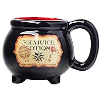 Warner Bros Harry Potter Polyjuice Potion Cauldron 3D Sculpted Ceramic Coffee Mug, 20 Ounces