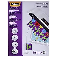 Fellowes 228 x 303mm Punched Laminating Pouch (Pack of 100)