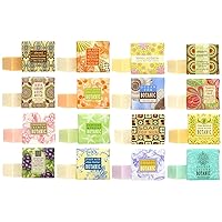 Greenwich Bay Trading Company Soap Sampler 16 pack of 1.9oz bars - Bundle 16 items