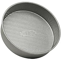 USA Pan Bakeware Round Cake Pan, 9 inch, Nonstick & Quick Release Coating, 9-Inch,Aluminized Steel