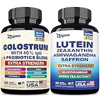 Lutein 6-in-1 and Colostrum 8-in-1 Supplement Bundle