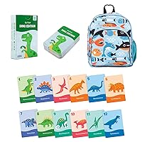Wildkin 12-inch Backpack and Go Fish! Card Game Adventure Bundle: Fun Educational Card, and Comfortable Kids Backpack (Big Fish)