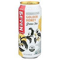 SEVEN TEAS Organic Golden Honey Green Tea, 16 FZ