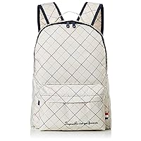 Hapitas HAP0112 376 Backpack, Carry-On Available, Variety of Patterns, Tricolor Ivory