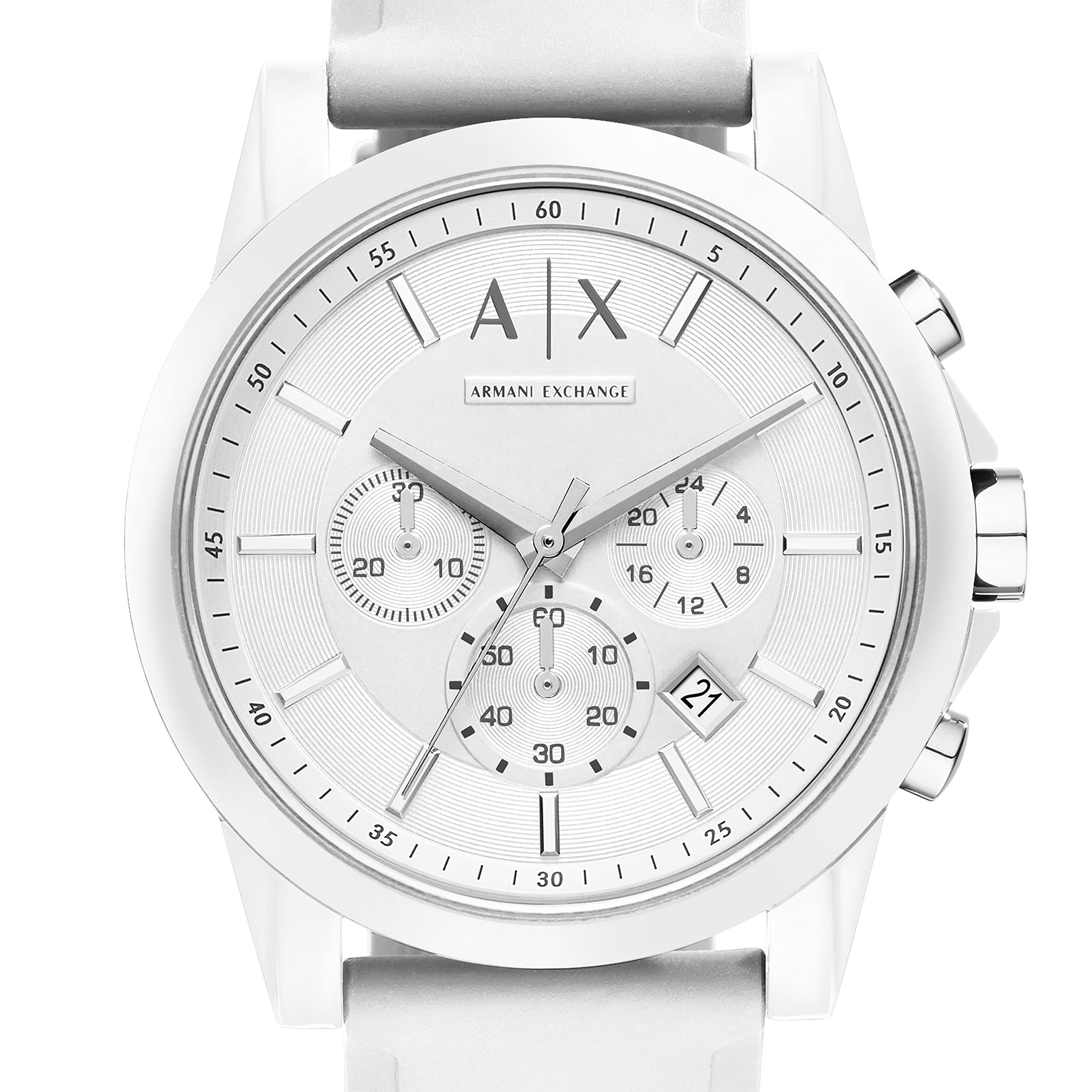 Armani Exchange Men's Chronograph Dress Watch With Leather, Steel or Silicone Band