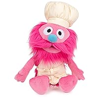 GUND Sesame Street Official Gonger Muppet Plush, Premium Plush Toy for Ages 1 & Up, Pink/Beige, 10”