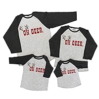 7 ate 9 Apparel Matching Family Christmas Shirts - Oh Deer Grey Shirt