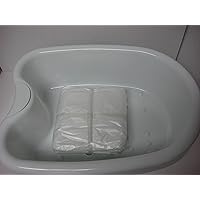 Plastic foot basin for detox foot spa bath tub with 100 liners