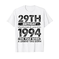 Vintage 1994 29 Year Old Gifts Limited Edition 29th Birthday T-Shirt