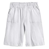 City Threads Boys' 3-Pocket Soft Jersey Shorts 100% Cotton Made in USA