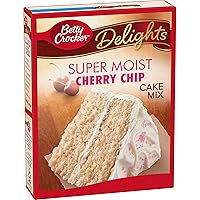 Betty Crocker Delights Super Moist Cherry Chip Cake Mix, 15.25 oz.