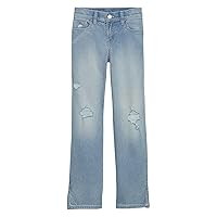 GAP Girls' Mid-Rise Straight Fit Jeans