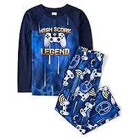 Boys' Long Sleeve Top and Pants 2 Piece Pajama Set Seasonal