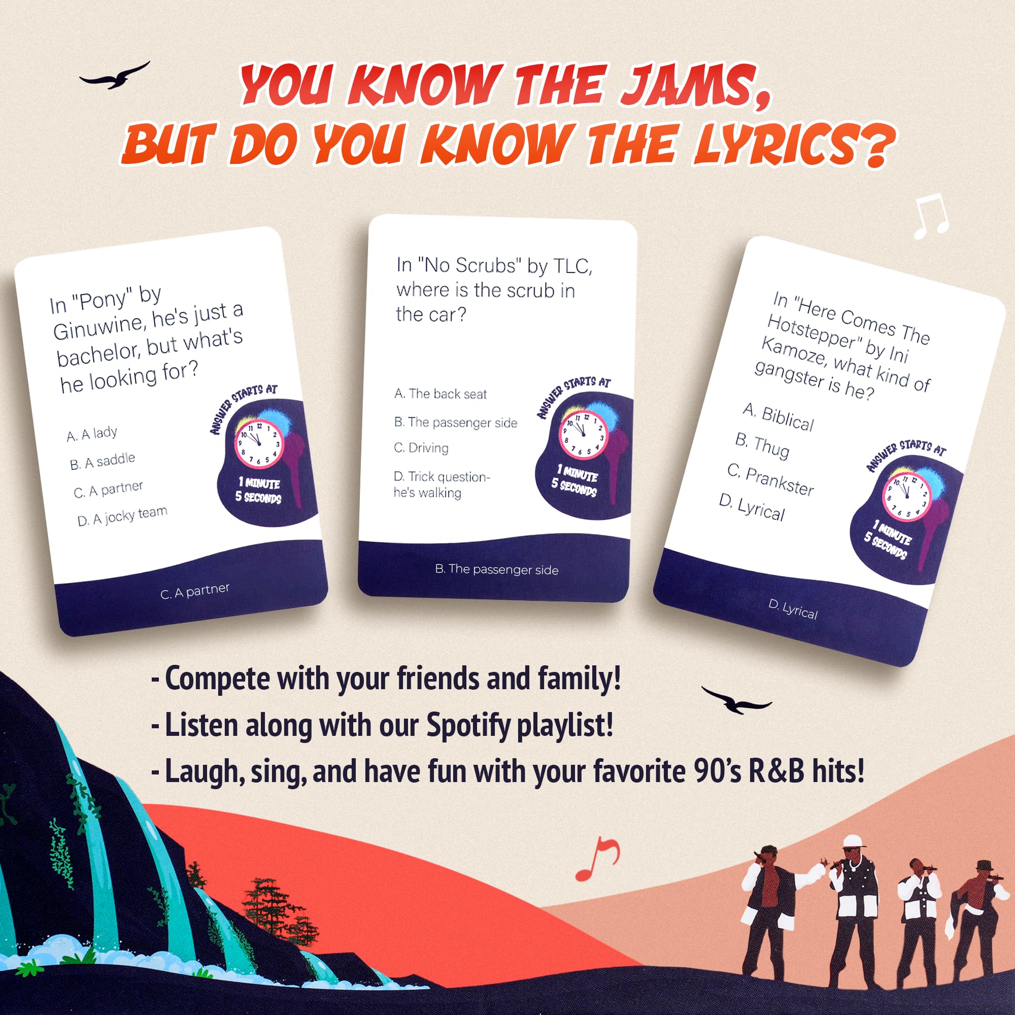 Lyric Legend Bundle- Two Trivia Game for 90's Hip-Hop and 90's R&B - Fun Music Games and Music Gifts - Perfect 90’s Trivia, 90’s Games, and 90’s Trivia Games for Adults & 90’s Gifts!