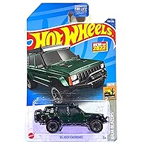 Hot Wheels - Jeeps Cherokee - '95 - Green - Baja Blazers 10/10 - Mint/NrMint Ships Bubble Wrapped in a Sized Box