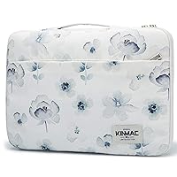 Kinmac 360° Protective Water Resistant Laptop Sleeve case Bag with Handle for MacBook Pro 14 inch,13.5 inch-13.9 inch and 14 inch Laptop (Chinese Ink Flower)
