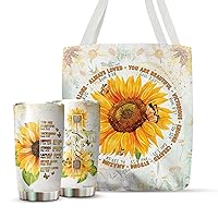 Gifts For Women - Inspiration Religious Gift - Sunflower Christian Mug - You Are Beautiful Bible Verse Tumbler For Friend Gifts - Women Gifts For Christmas Holiday - Gifts For Mom, Aunt, Sister