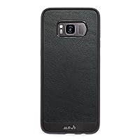 Mous - Case for Samsung Galaxy S8 Plus - Black Leather - Limitless 2.0 - Protective S8 Plus Case - Shockproof Phone Cover