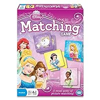 Disney Princess Matching Game by Wonder Forge | For Boys & Girls Age 3 to 5 | A Fun & Fast Disney Memory Game for Kids | Cinderella, Jasmine, Mulan, and more