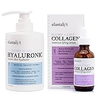 Hyaluronic Acid Hydrating Body Lotion + Collagen Lifting Facial Serum Set