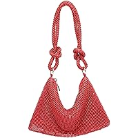 Covelin Womens Fashion Shiny Diamond Handbag Tote Shoulder Evening Bag