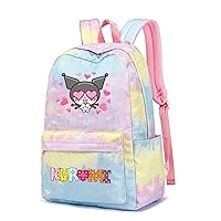 Anime Kuromi Print Casual Backpack Melody Kuromi Laptop Backpack