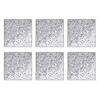 Beistle Silver Holographic Stars Confetti Pack of 6