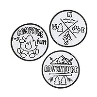Color Your Own Iron On Camp Patches - Crafts for Kids and Fun Home Activities