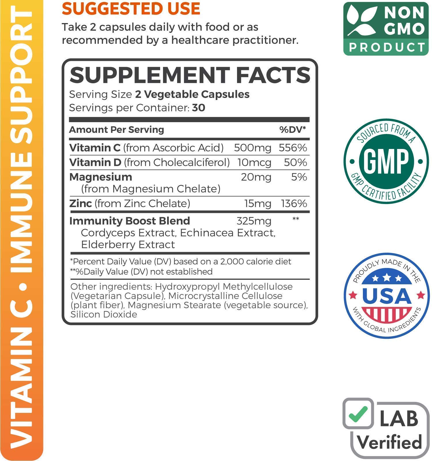 Save $4 (12% off) - Complete Defense - Immune Bundle - Black Seed Oil - 120 Soft-gel Capsules (Non-GMO & Vegetarian) and Immune Support - Vitamin C with Zinc, Vitamin D, Elderberry & Echinacea Non-GMO
