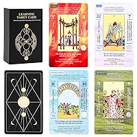 156 Pcs Blank Tarot Cards Deck with Case, Standard Tarot Size 2.76 x 4.72  Inch, Make Your Own Tarot Cards Oracle Blank Deck of Cards for Adults Kids