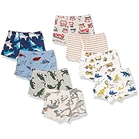Little Boys Soft Cotton Briefs Dinosaur Truck Shark Baby Toddler Kids Underwear Various cute patterns 6-8Pack
