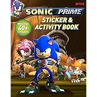 Sonic Prime Sticker & Activity Book: Includes 40+ stickers (Sonic the Hedgehog) Sonic Prime Sticker & Activity Book: Includes 40+ stickers (Sonic the Hedgehog) Paperback