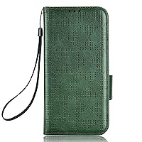 Case for Xiaomi 13 Ultra, Leather Wallet Magneitc Case with Wristlet, Card Slot and Stand Camera Protection Shockproof Cover,Green