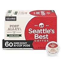Post Alley Blend Dark Roast K-Cup Pods | 6 boxes of 10 (60 Total Pods)