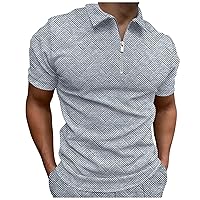 Mens Polo Shirts,Sport Golf Plus Size Short Sleeve Shirt Solid Button Summer Top Outdoor Fashion Tee Blouse